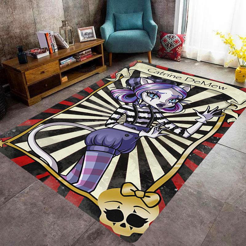 Monster High: Vampire Love Carpet Home Decor Floor Mats Doormat Art Dormitory Decoration