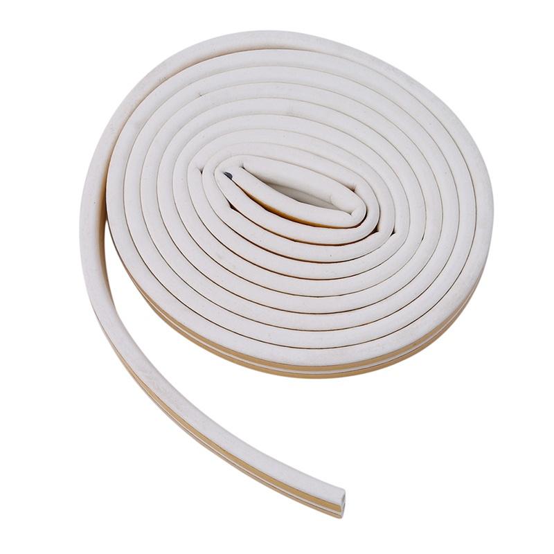 Soundproofing D Type Draught Window  Excluder Self Adhesive Collision Avoidance Seal Strip Foam