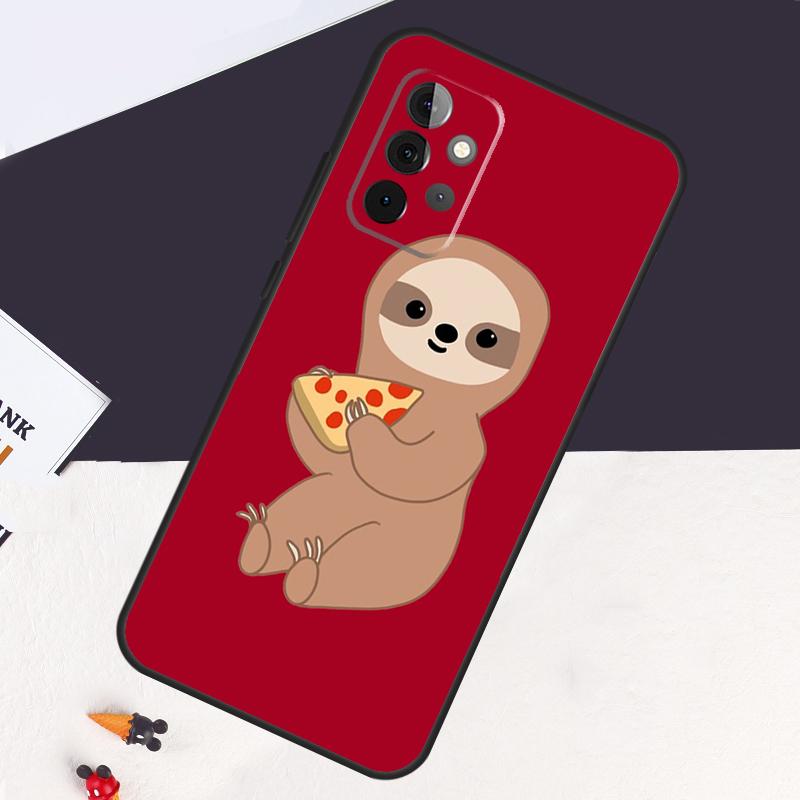 Cute Sloth Animal Case For Samsung Galaxy A14 A55 A06 A05 A36 A26 A16 A54 A34 A22 A32 A52 A35 A15 A53 A13 A56