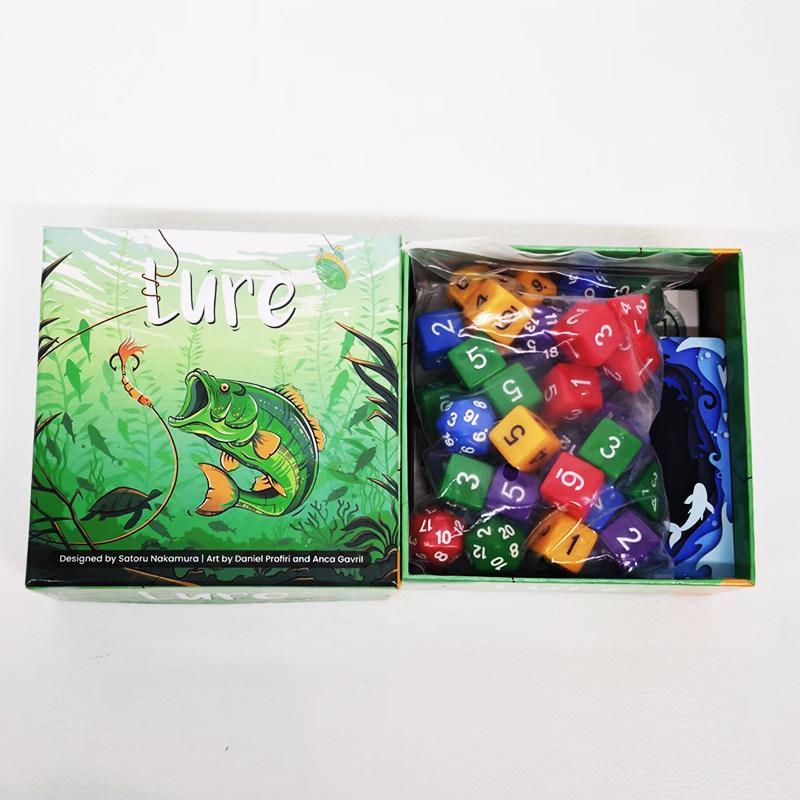 

Lure Board Game for Adults Families Wager Dice Roll Catch Fish