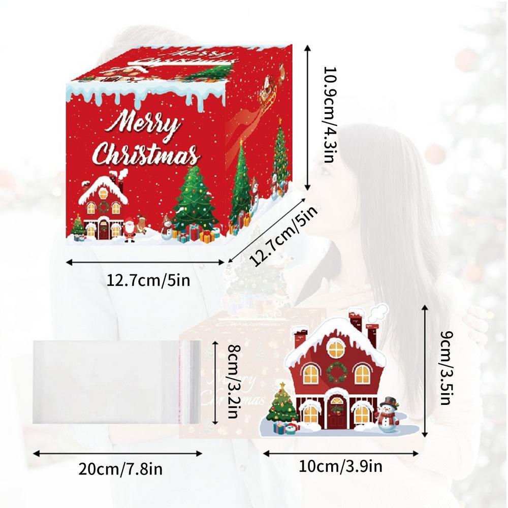 Money Pull Box For Cash Interactive Holiday Supplies With 30 Bags Christmas Cash Box For Halloween New Year Holiday Wedding