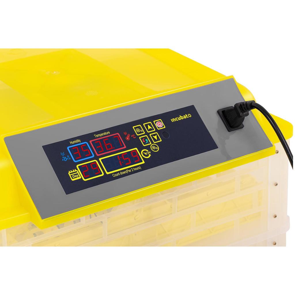 Incubator, Hatcher, for 112 Chicken Eggs, 120 W, Ovoscope