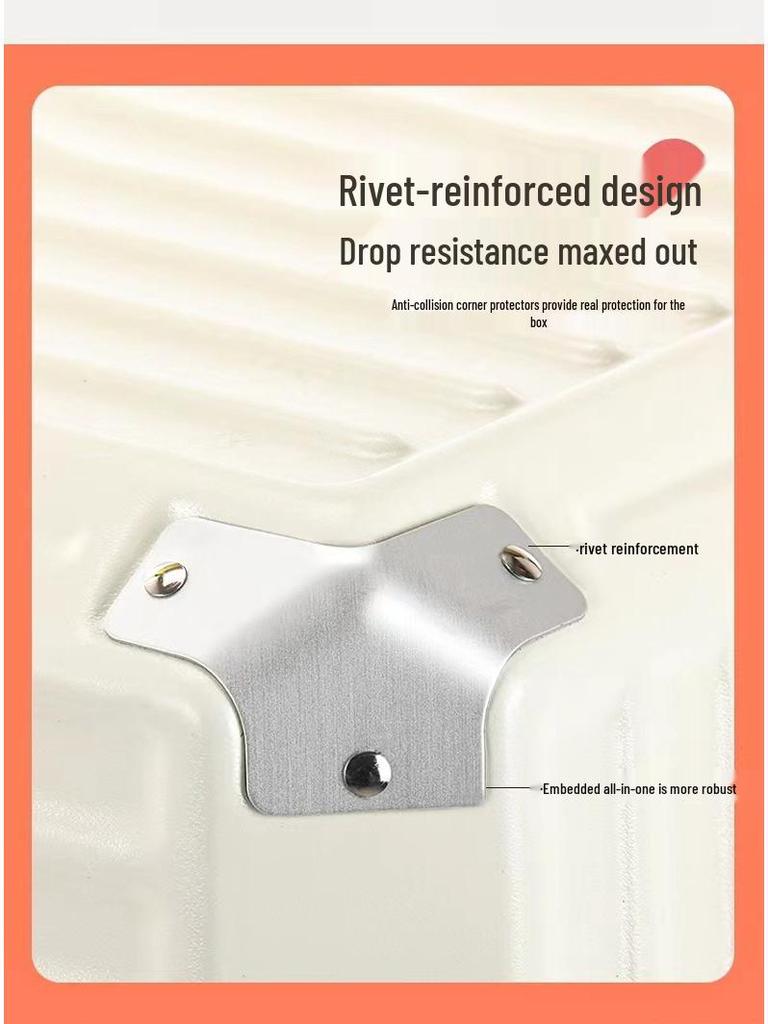 Women's Multifunctional Parent-Child Suitcase with Universal Wheels and Combination Lock - Durable Travel Trolley Case for Students & Men