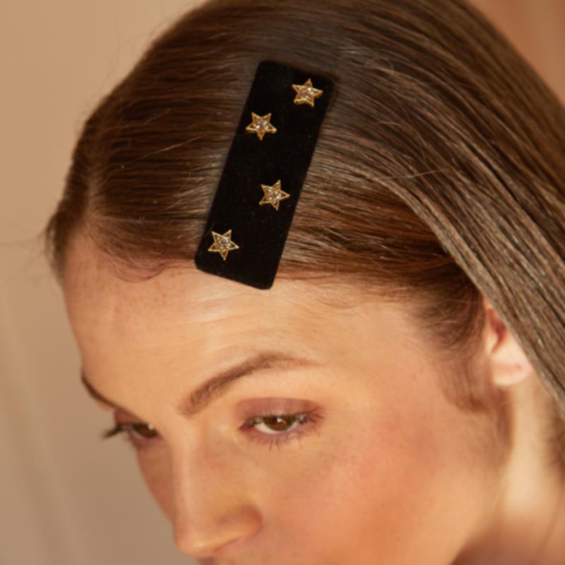 L’OMBRILLANT Nina Star Velvet Hairpin
