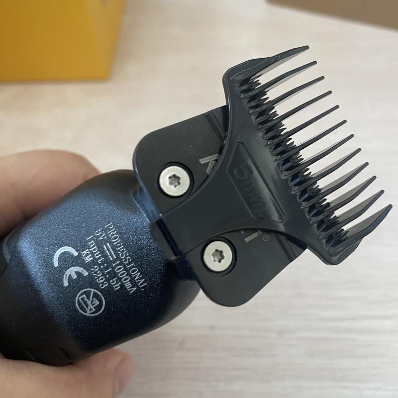 Kemei Hair Trimmer Limit Comb Universal Black Guards Hairdresser Hair Cutting Guide for KM-2293 KM-2299 1 2 3 4 5mm Comb