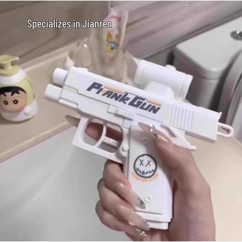 Quirky Double-Sided Squirt Gun: Reverse Spray Toy for Fun Water Pranks