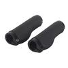 1 Pair Non-Slip Bike Handlebar Grips Retro Lock On Mountain Bike Grips 22.2mm Diameter PU Leather + Plastic + Aluminum Alloy