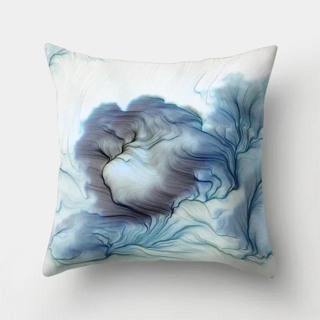 Brief Marble Geometric Sofa Decorative Pillowcase Polyester 45*45 Pillow Case Throw Pillow Home Decor Cushion Cover