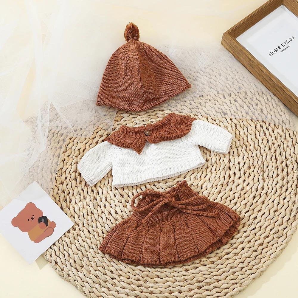 Fashion Doll Clothes for 13.39inch Reborn Doll 33cm Baby Dolls Clothes Accessories For Girls Dress Up DIY Toy Birthday Gifts