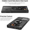 Armor Kickstand Case for Samsung Galaxy S24 S23 Ultra S22 Plus S21 FE Note 20 Cover Card Slot Wallet Ring Holder Business Full Protection Cover