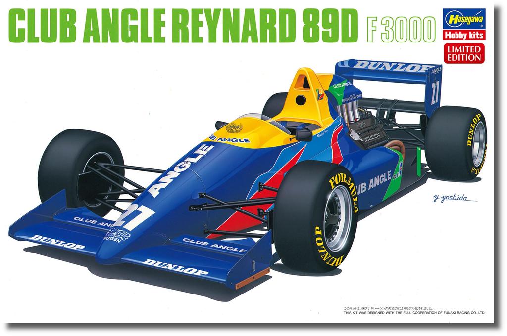 Hasegawa Scale Club Angle Reynard 89D Plastikmodellbausatz 20679 1/24