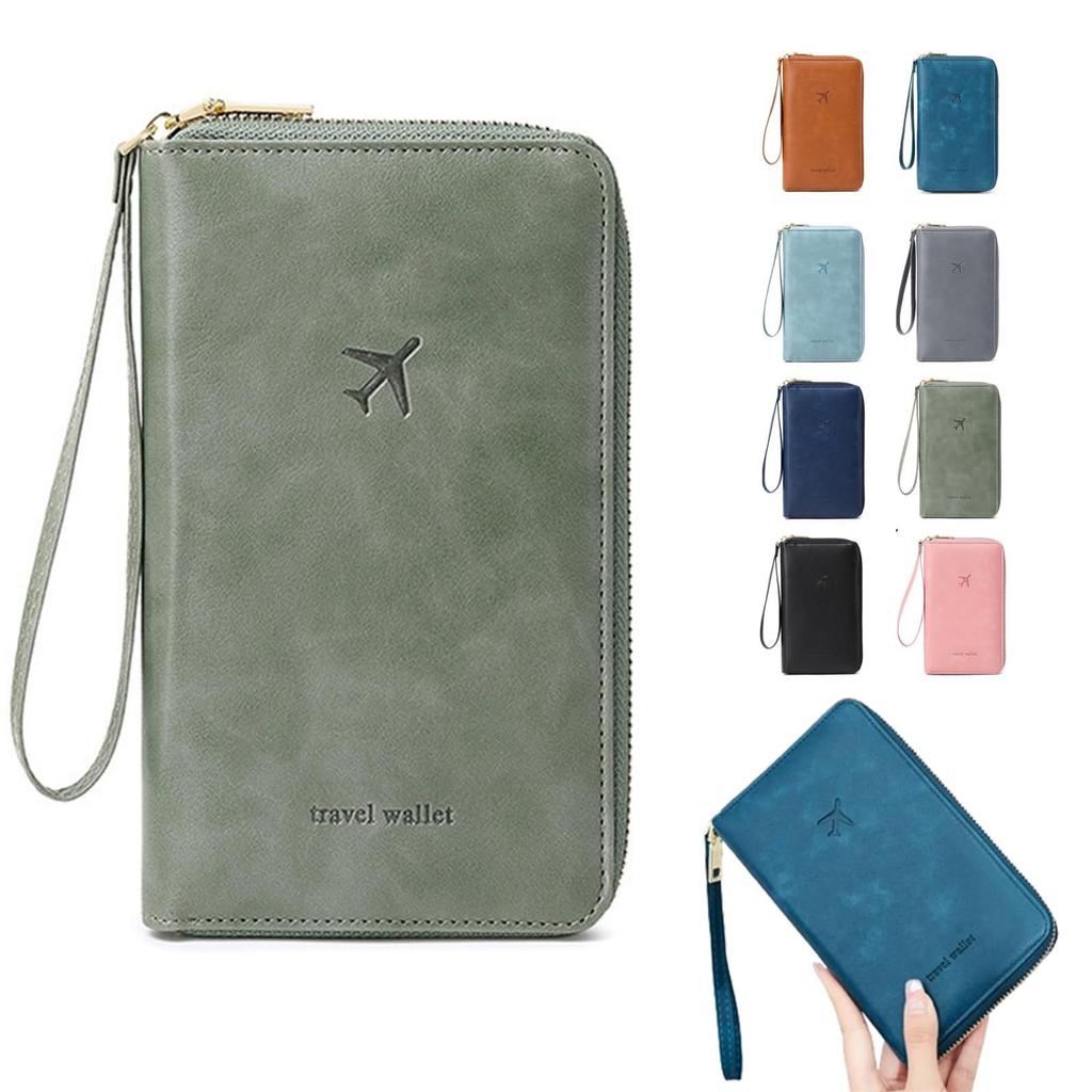 Passport Holder, Multifunctional Passport Wallet, Men's And Women's Travel Wallet, ID Card Storage Bag, Travel Wallet Protective Cover