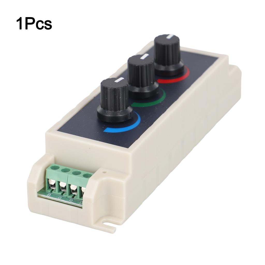 DC12V24V For RGB LED Dimmer Controller 3 Loop Output for Color Changing Lights Effortless Brightness Adjustment