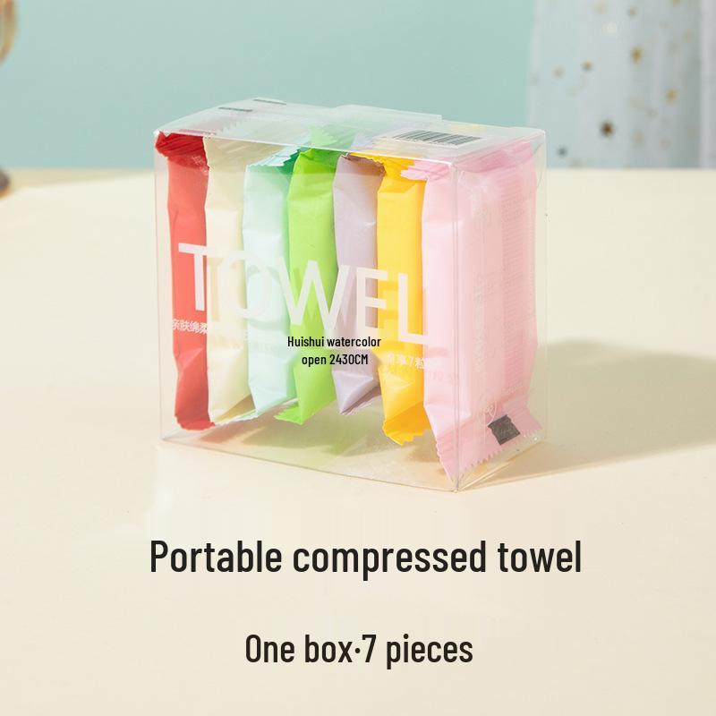 

Individually Packed Portable Disposable Face Towels for Travel & On-the-Go Cleansing