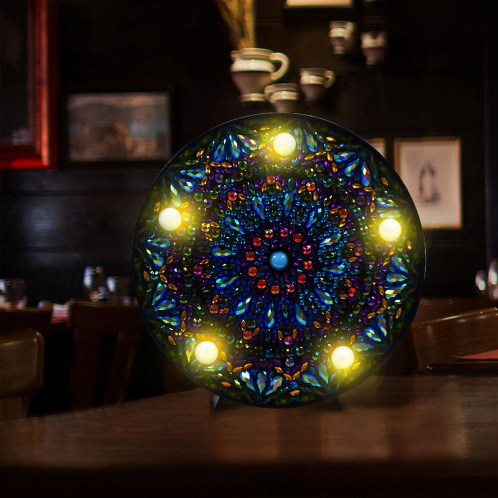 DIY Diamond Painting Night Light Special Shaped Mandala Diamond Painting Home Decoration