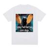 Today I Will Eat Two Corndogs Graphic T-Shirt Skeleton Meme Vintage Gothic Short Sleeve T-shirts Cotton Oversized T Shirts