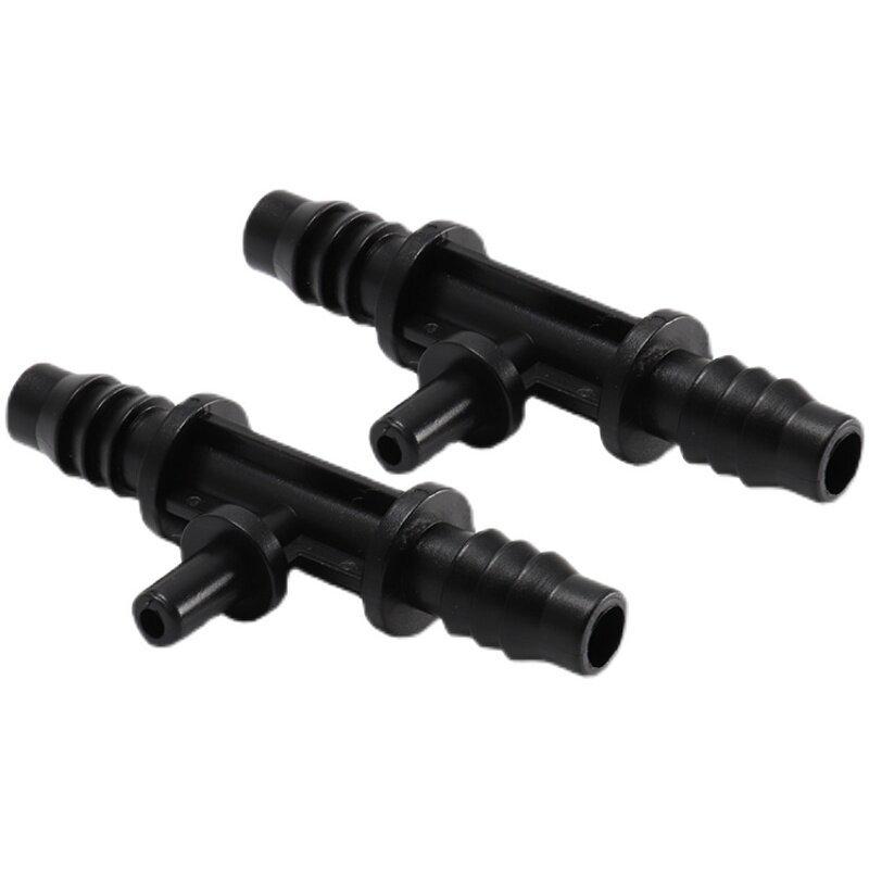 811 To 47 Tube Garden Reducing Tee Connector for Micro-Sprinkler Irrigation