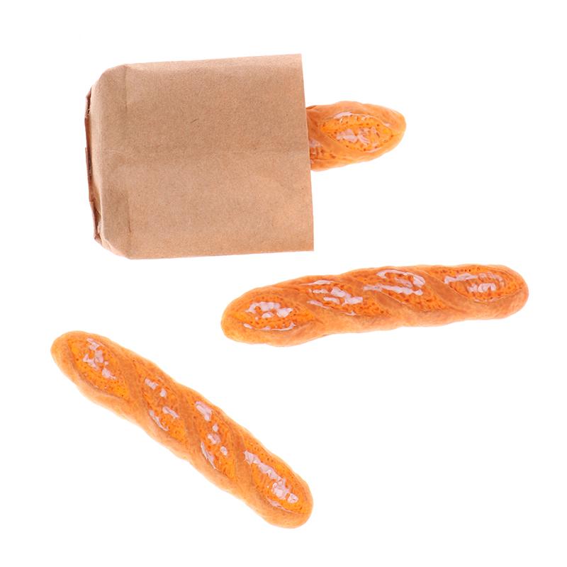 1:12 Puppenhaus-Miniatur-Brotpuppen, Küche, Lebensmittelzubehör, Simulationsspielzeug