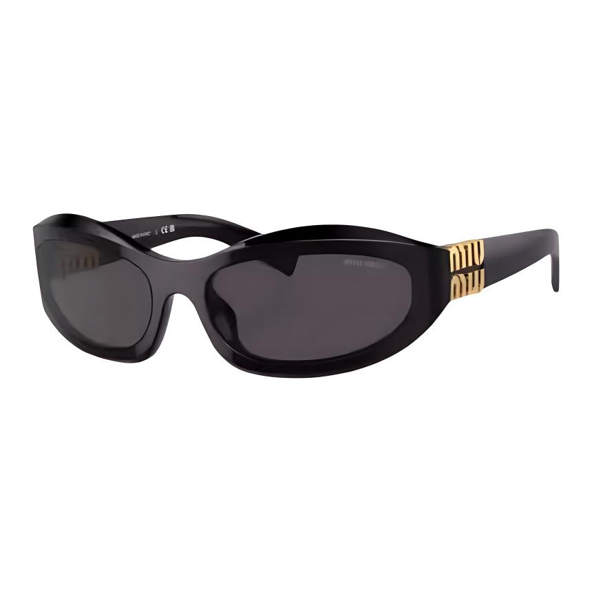 

Miu Miu Full Frame Logo Design Cat Eye Sunglasses Women sunglasses Black SMU14ZSF-16K08Z61 61,Black