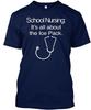 School Nurse - Nursing Its All About The T Shirt Made In the USA Size S To 5XL