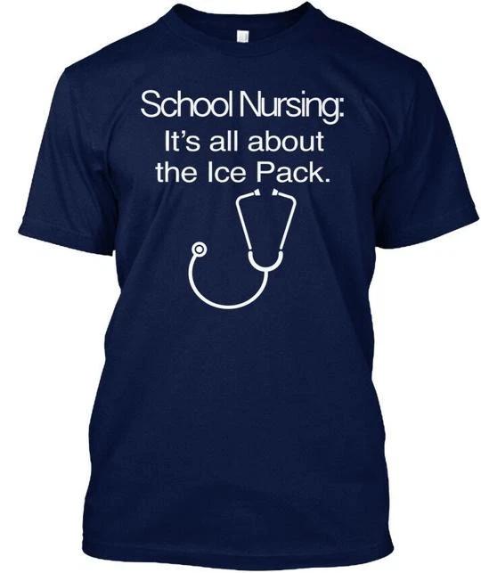 School Nurse - Nursing Its All About The T shirt Made in the USA Size S to 5XL 2XL