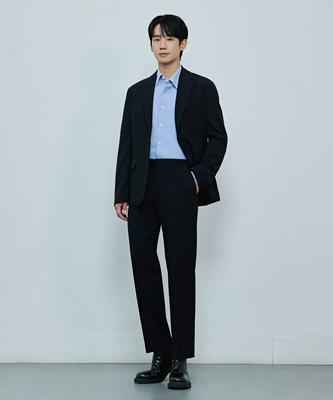 MINDBRIDGE [Cool] Tapered Two-Tone Elastic Waist Pants - 2 Colors