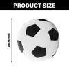 Football Shape Stuffed Pillow Soccer Ball Throw Pillow Washable for Bedroom and Sofa Decoration