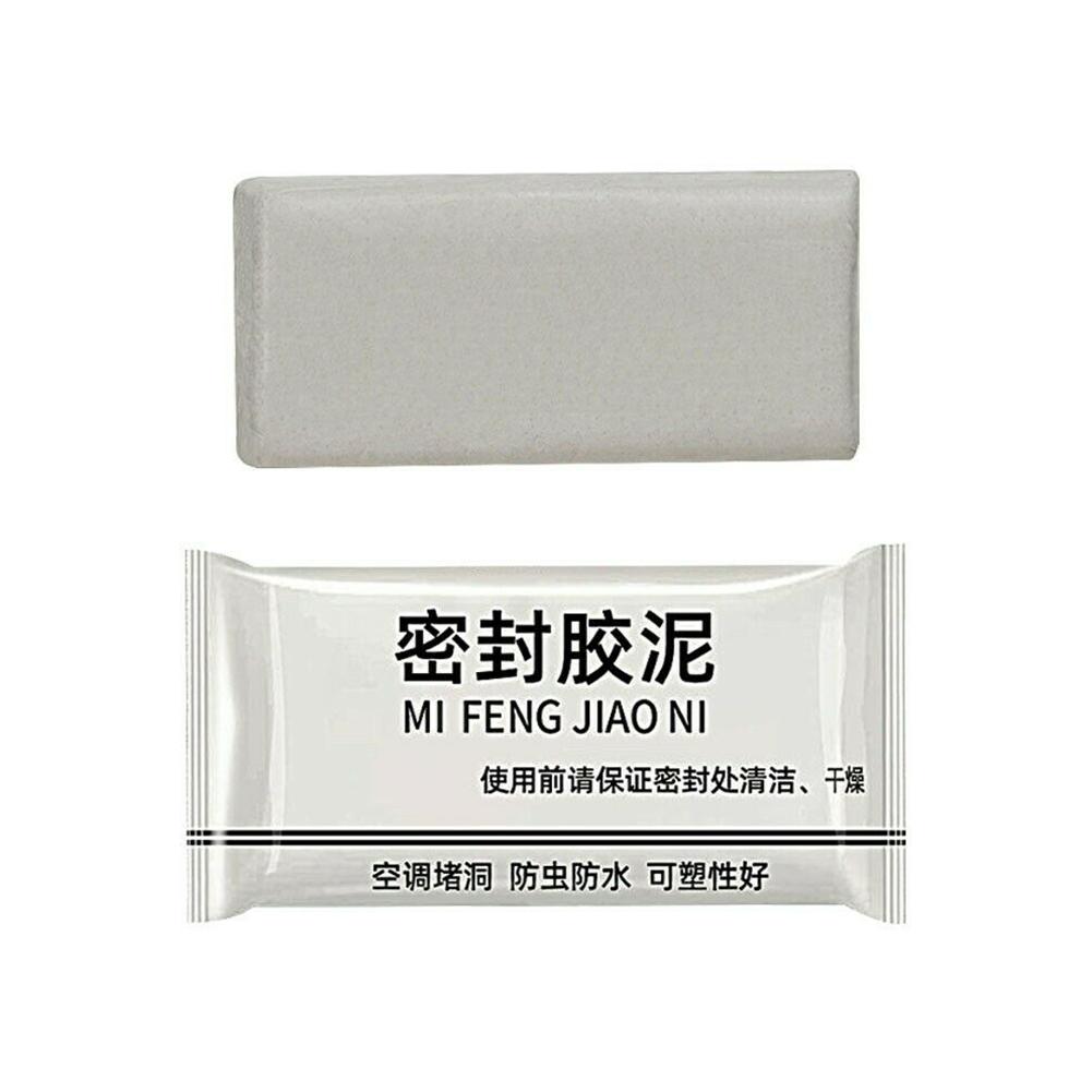 1/4pcs Wall Hole Sealing Cement Clay Sealant Cover Cracks Waterproof Repair Air Conditioning Hole Air Clay Sealing Mud