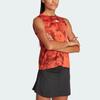 Adidas Paris Tennis Heat.Rdy Match Tank Top With Tie-Dye Print And Logo Women Tops Multicolor HY4081