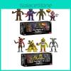 Adorable 4pcs Fnaf Pizza Simulator Action Figures Ideal For Cake Toppers And Ornaments