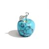 Multicolor Natural Crystal Jade Apple Ornaments - 12 Colors Christmas Gift