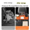 **Multifunctional Car Seat Back Organizer with Tissue Box and Cup Holder Hooks**