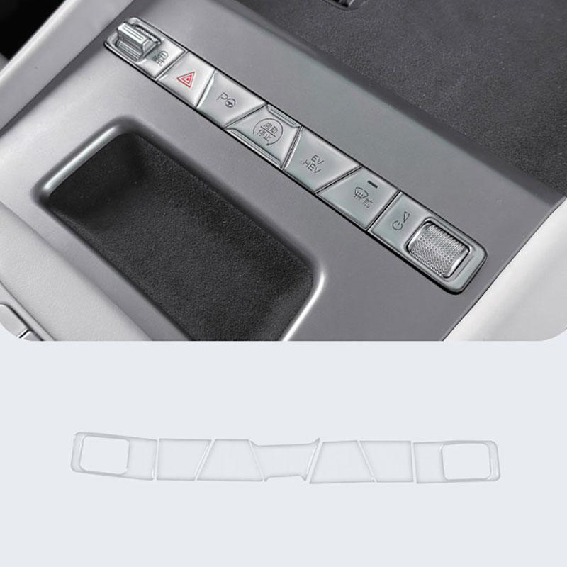 For BYD Yuan PLUS ATTO 3 2025 Central Control Panel Button Sticker Drop Glue Button Protection Interior Decor Accessories