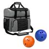 Bowling Tote for Carrier Handbag with Padded Divider for Balls and Bowling Shoes