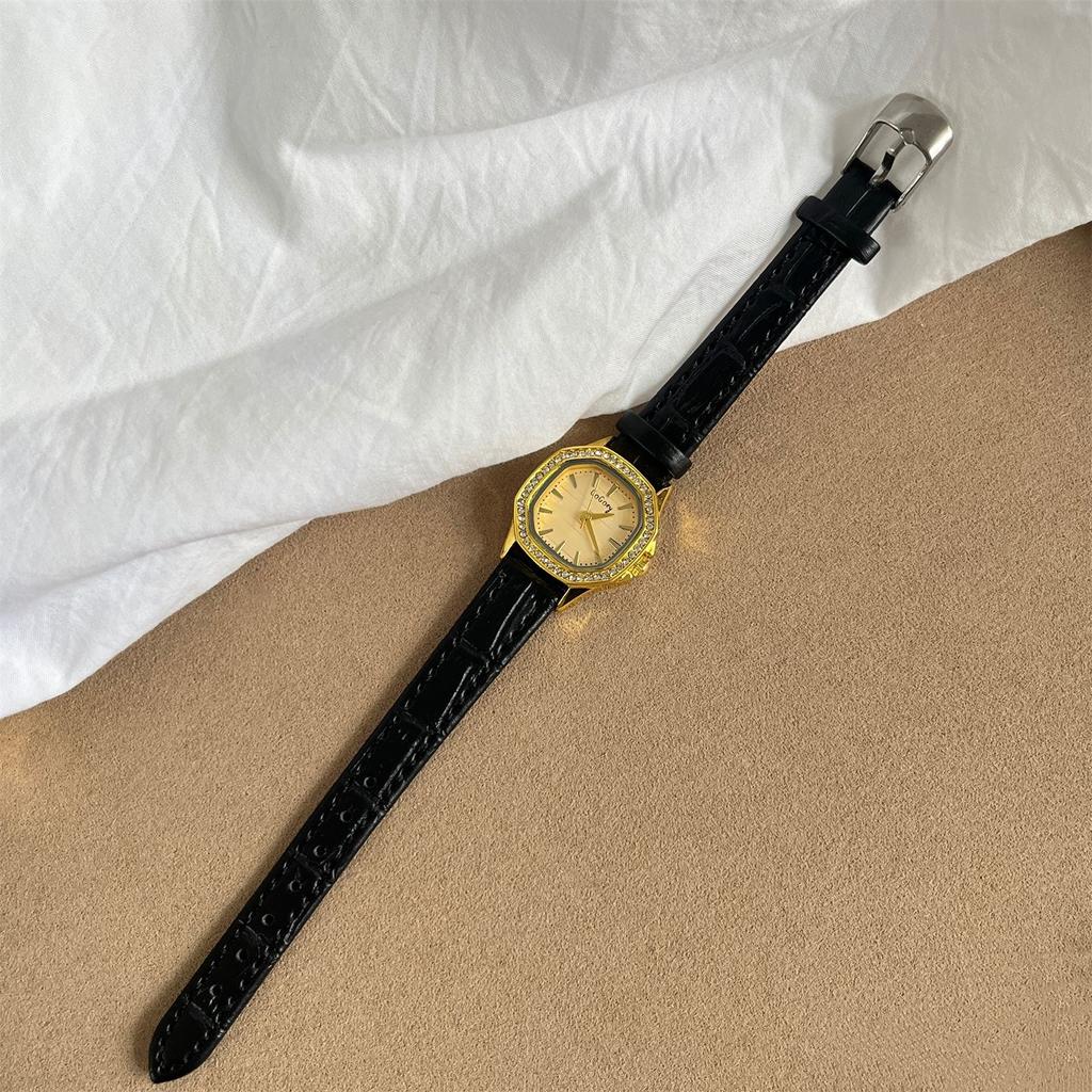 Mori Literary And Artistic Women'S Student Watch, High-End Wind Temperament, Simple Diamond-Encrusted Quartz Watch