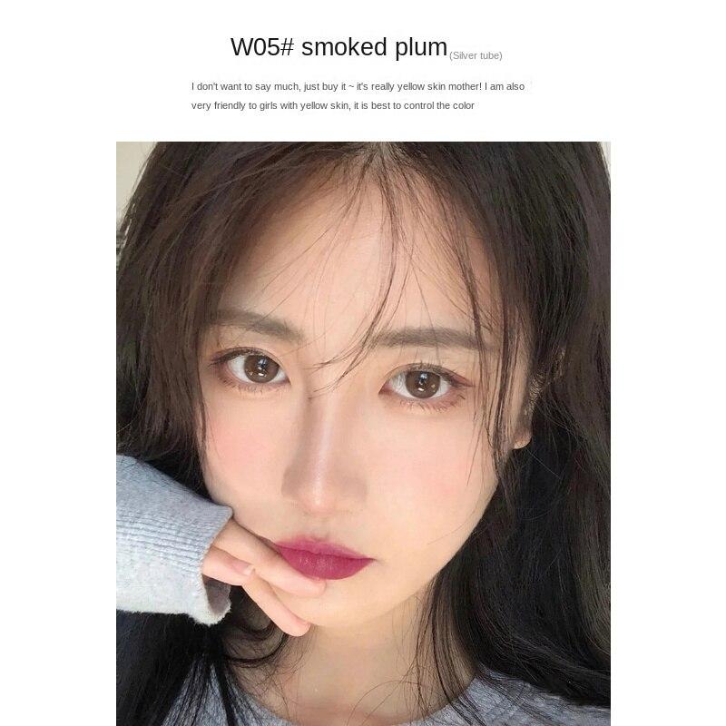 VIBELY transparentní stříbrná matná sametová rtěnka pigmentovaná voděodolná rtěnka Small Ice Cube Shape Lip Makeup Lipstick