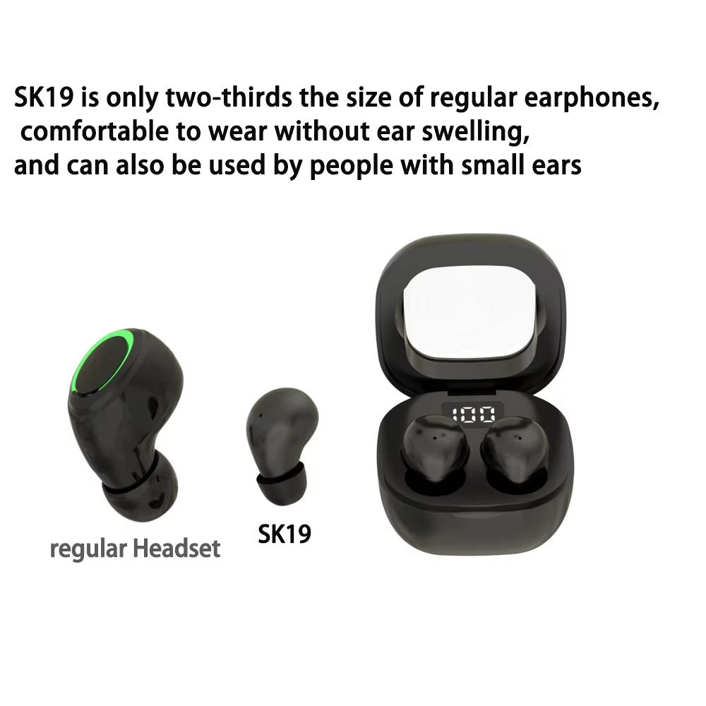 Mini Kabelloses Bluetooth 5.3 Headset Unsichtbare Schlaf-Ohrstöpsel Geräuschunterdrückendes Ohrhörer-Kopfhörer Mit Mikrofon für Huawei Redmi