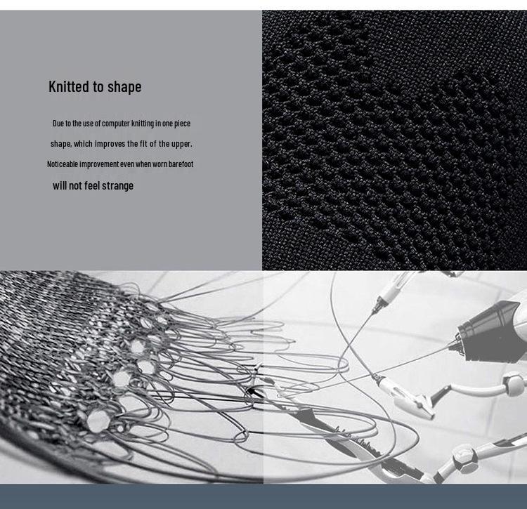 Pánské letní Flyknit ležérní lehké prodyšné vycházkové boty (Plus velikost k dispozici)