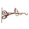 Wall Plant Hanger Metal Coated Wall-mounted Hook Rust-Proof Indoor Outdoor Bracket