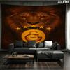 Galatasaray SK Wall Tapestry Aesthetic Wall Hanging Printed Fabric Blanket Decorative Tapestries for Bedroom Living Room Home Decor