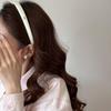 Small Floral Fabric Hairband - Simple Solid Color, Relaxed and Elegant, Soft Sponge Hairband, Versatile Hair Accessory