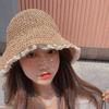 Lace Straw Hat for Women, Japanese-style Fresh and Delicate Lace Beach Hat, Summer Korean Version Versatile Sun-shading Straw Fisherman Hat, Trendy