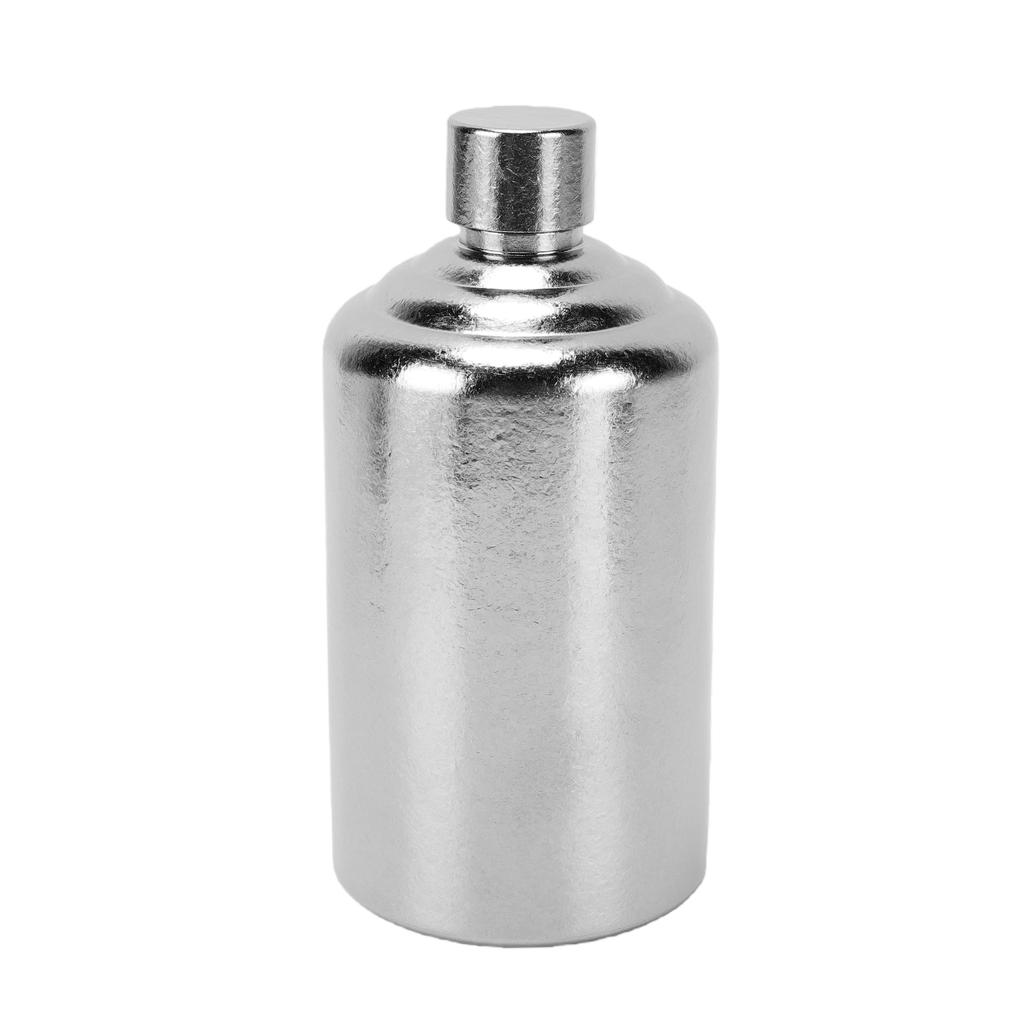 Pure Ti Round Flask Portable Lightweight Durable Ti Made Smooth Pouring 520ml