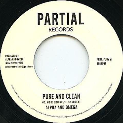 7inch Record ALPHA & OMEGA - Pure And Clean / Version PRTL7002 Partial 1991 UK Reggae, Ska & Dub Used