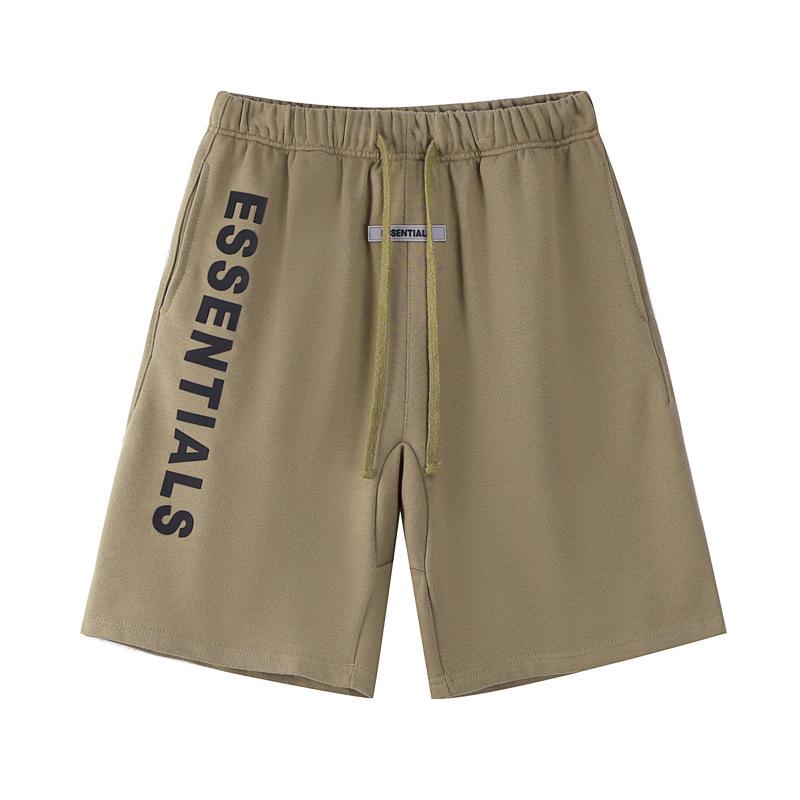 FOG ESSENTIALS Unisex Loose Silicone Print Casual Shorts