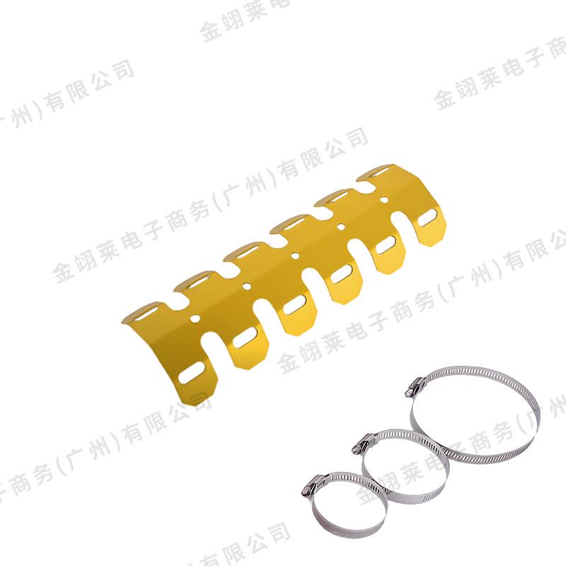Motorcycle Exhaust Guard: Heat Dissipation, Anti-Scald, Scratch & Collision Protection, Short Version
