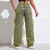 Shascullfites Melody Ripped Women's Blue Jeans Hip-hop Style Fashion Vintage Streetwear Y2K Wide Leg Jeans Baggy Denim Pants