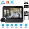 Campanello Wireless Tuya con Radar WiFi Spioncino Porta Telecamera HD Rilevamento Movimento PIR Visione Notturna Schermo 4,3 Pollici Video Campanello