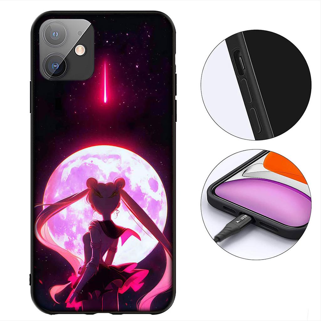 S-Sailors Comics Moon Wallpaper Phone Case for Motorola Moto Edge 70 60 Fusion NEO Pro G Stylus G56 G96 G52 G04 G05 G64 G71