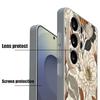Retro Floral Pattern Case For Samsung Galaxy S26 Ultra S25 Edge S24 Plus S23 FE S22 A17 A54 A55 A56 A57 5G Magnetic For Magsafe Matte Cover